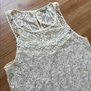 A&E lace tank top